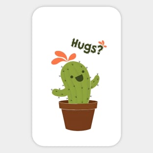 Cactus man gift art design Sticker